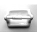 Squarefeet Depot Toilet Paper Tissue Holder BA777 White Glazed Ceramic With Roller Bath Accessory - B07FN46NHJ